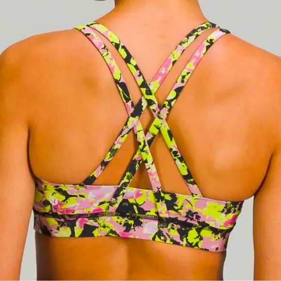 lululemon athletica Other - LULULEMON ENERGY BRA MULTICOLOR SIZE 8 NWT